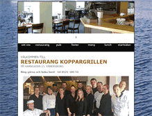 Tablet Screenshot of koppargrillen.se
